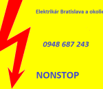 Elektrikár Bratislava a okolie-NONSTOP